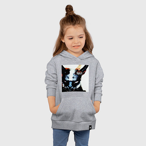 Детская толстовка-худи Slipkat Meowa / Меланж – фото 4
