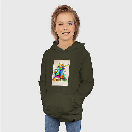 Детская толстовка-худи Le Petit Prince / Хаки – фото 3