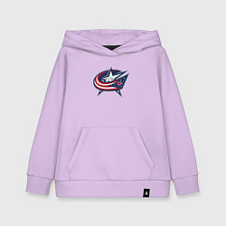 Детская толстовка-худи Columbus blue jackets - hockey team - emblem