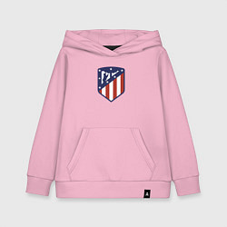 Толстовка детская хлопковая Atletico Madrid FC, цвет: светло-розовый