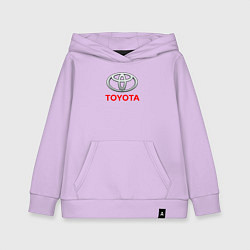 Толстовка детская хлопковая Toyota sport auto brend, цвет: лаванда