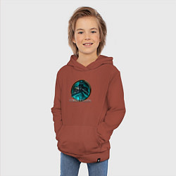 Толстовка детская хлопковая Рыцарь lords of the fallen, цвет: кирпичный — фото 2