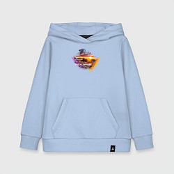 Толстовка детская хлопковая Бразилия: Рио, цвет: мягкое небо