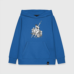 Толстовка детская хлопковая Берсерк манга и аниме, цвет: синий