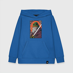 Толстовка детская хлопковая Pepe samurai, цвет: синий