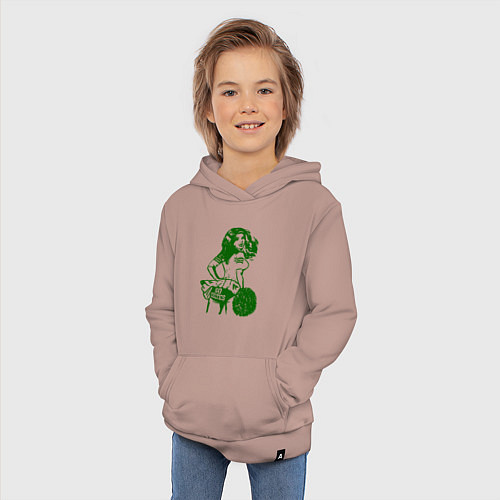 Детская толстовка-худи Go Celtics / Пыльно-розовый – фото 3