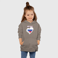 Толстовка детская хлопковая 56 регион Оренбургская область, цвет: утренний латте — фото 2