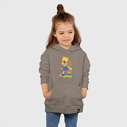 Толстовка детская хлопковая Color Bart, цвет: утренний латте — фото 2