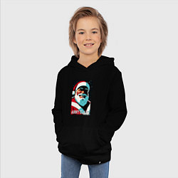 Толстовка детская хлопковая Arnold Schwarzenegger - Santa Claus, цвет: черный — фото 2