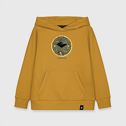 Толстовка детская хлопковая STRATIS крипта, цвет: горчичный