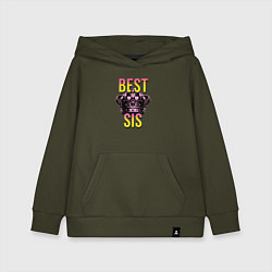 Детская толстовка-худи Best sis