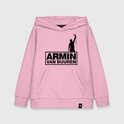 Толстовка детская хлопковая Armin van buuren, цвет: светло-розовый