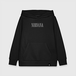 Толстовка детская хлопковая Nirvana black album, цвет: черный