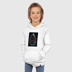 Толстовка детская хлопковая Assassins creed старый стиль, цвет: белый — фото 2