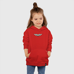Толстовка детская хлопковая Талисман - Орел, цвет: красный — фото 2