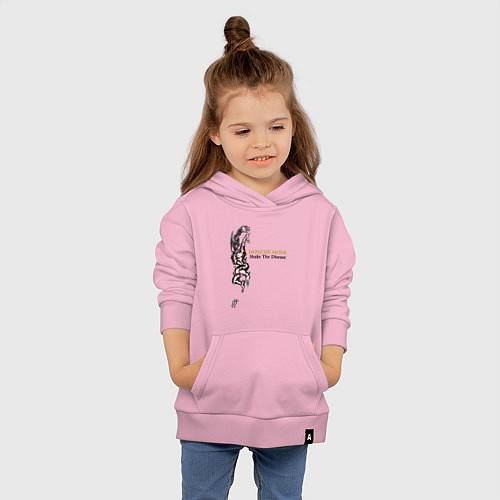 Детская толстовка-худи Depeche Mode - Shake the disease single / Светло-розовый – фото 4