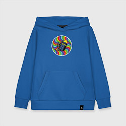 Толстовка детская хлопковая Tardis colors, цвет: синий