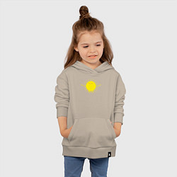 Толстовка детская хлопковая Sunny relax, цвет: миндальный — фото 2