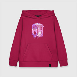 Детская толстовка-худи Pink tardis