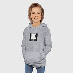 Толстовка детская хлопковая Храбрый дух, цвет: меланж — фото 2