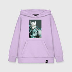 Толстовка детская хлопковая Кайдзю номер восемь, цвет: лаванда