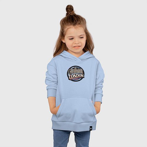 Детская толстовка-худи City London / Мягкое небо – фото 4