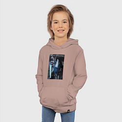 Толстовка детская хлопковая Поднятие уровня в одиночку Джину Сон Пробуждённый, цвет: пыльно-розовый — фото 2