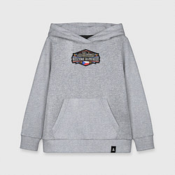 Толстовка детская хлопковая Добро пожаловать в Прагу, цвет: меланж