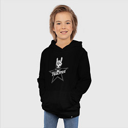 Толстовка детская хлопковая Настя рок звезда, цвет: черный — фото 2