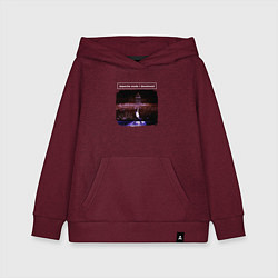Толстовка детская хлопковая Depeche Mode - Gahan devotional tour, цвет: меланж-бордовый