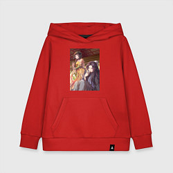 Толстовка детская хлопковая Монолог фармацевта Жэньши выпивает, цвет: красный