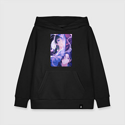 Толстовка детская хлопковая Монолог фармацевта Маомао сыщик, цвет: черный