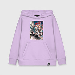 Толстовка детская хлопковая Реинкарнация безработного Эрис Бореас Грейрат Орст, цвет: лаванда