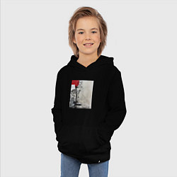 Толстовка детская хлопковая Abstract Red, цвет: черный — фото 2