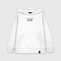 Толстовка детская хлопковая BTS One, цвет: белый