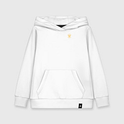 Детская толстовка-худи Мы русские с нами Бог герб желтый патриоты 2