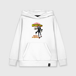 Толстовка детская хлопковая Моя геройская академия злодей Томура Шигараки, цвет: белый