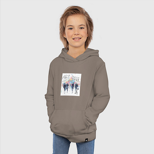 Детская толстовка-худи Шапито / Утренний латте – фото 3