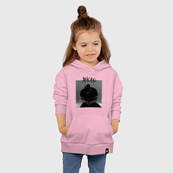 Толстовка детская хлопковая Макан - музыка, цвет: светло-розовый — фото 2