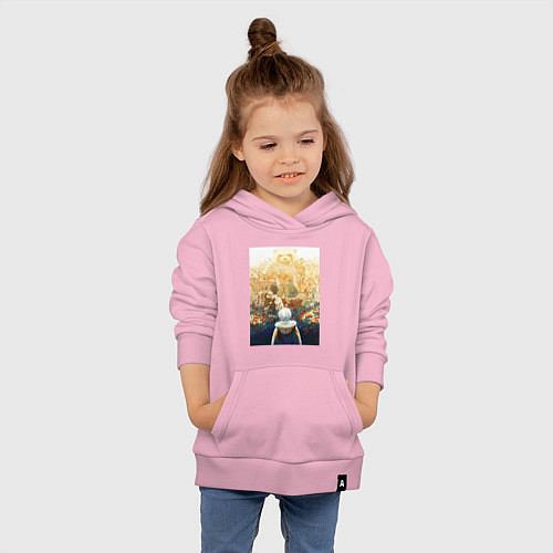 Детская толстовка-худи Для тебя Бессмертный Фуши Джоан / Светло-розовый – фото 4