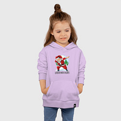 Толстовка детская хлопковая Dab Santa, цвет: лаванда — фото 2