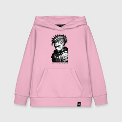 Толстовка детская хлопковая Чувак Барт Симпсон, цвет: светло-розовый
