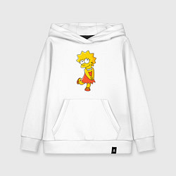 Детская толстовка-худи Lisa Simpson