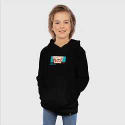 Толстовка детская хлопковая Сэико Аясэ, цвет: черный — фото 2