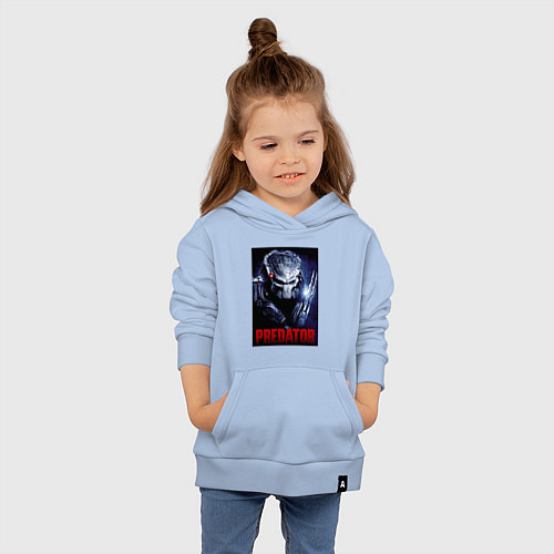 Детская толстовка-худи Predator in the helmet / Мягкое небо – фото 4