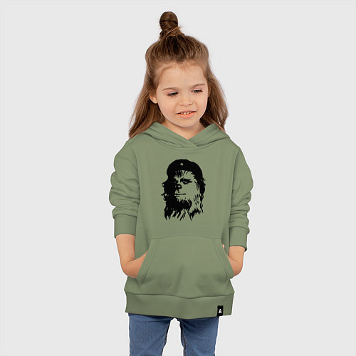 Детская толстовка-худи Star wars - Chewie Guevara / Авокадо – фото 4