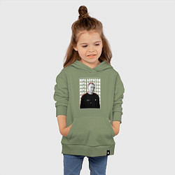 Толстовка детская хлопковая Юрий Барисов, цвет: авокадо — фото 2