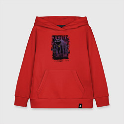 Толстовка детская хлопковая Кот дремот Catnap, цвет: красный