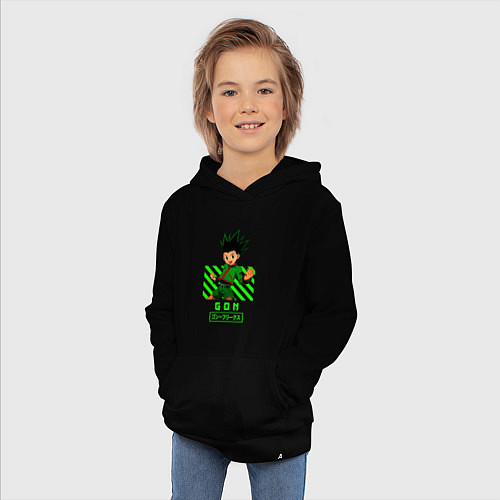 Детская толстовка-худи Хантер хантер Гон / Черный – фото 3