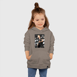 Толстовка детская хлопковая James Alan Hatfield - Metallica, цвет: утренний латте — фото 2